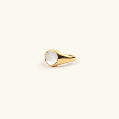 Luna Mother of Pearl Ring