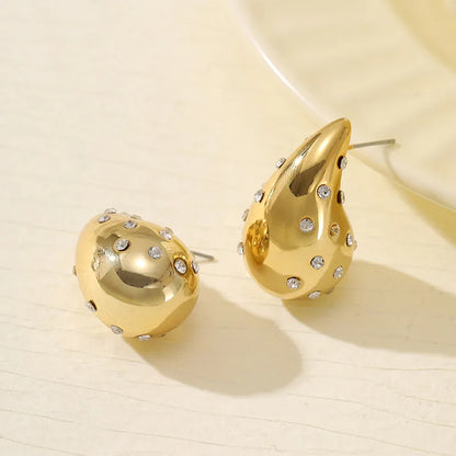 Luxury Brand Crystal Stainless Steel Exquisite Gift Earring