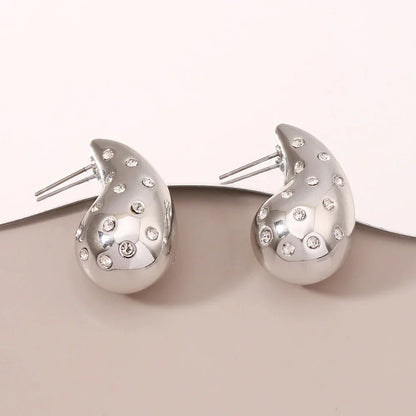 Luxury Brand Crystal Stainless Steel Exquisite Gift Earring