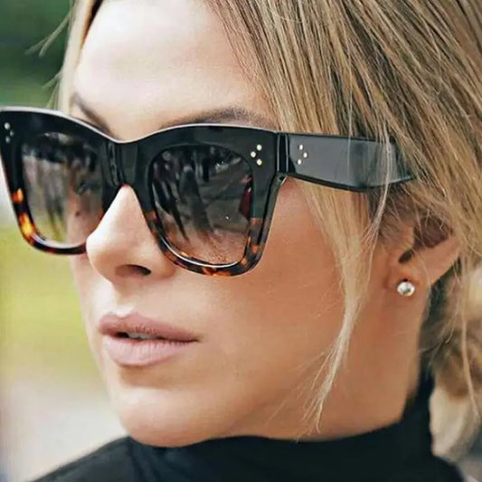 Square Cat Eye Retro Eyeglasses Sunglasses