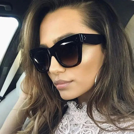 Square Cat Eye Retro Eyeglasses Sunglasses
