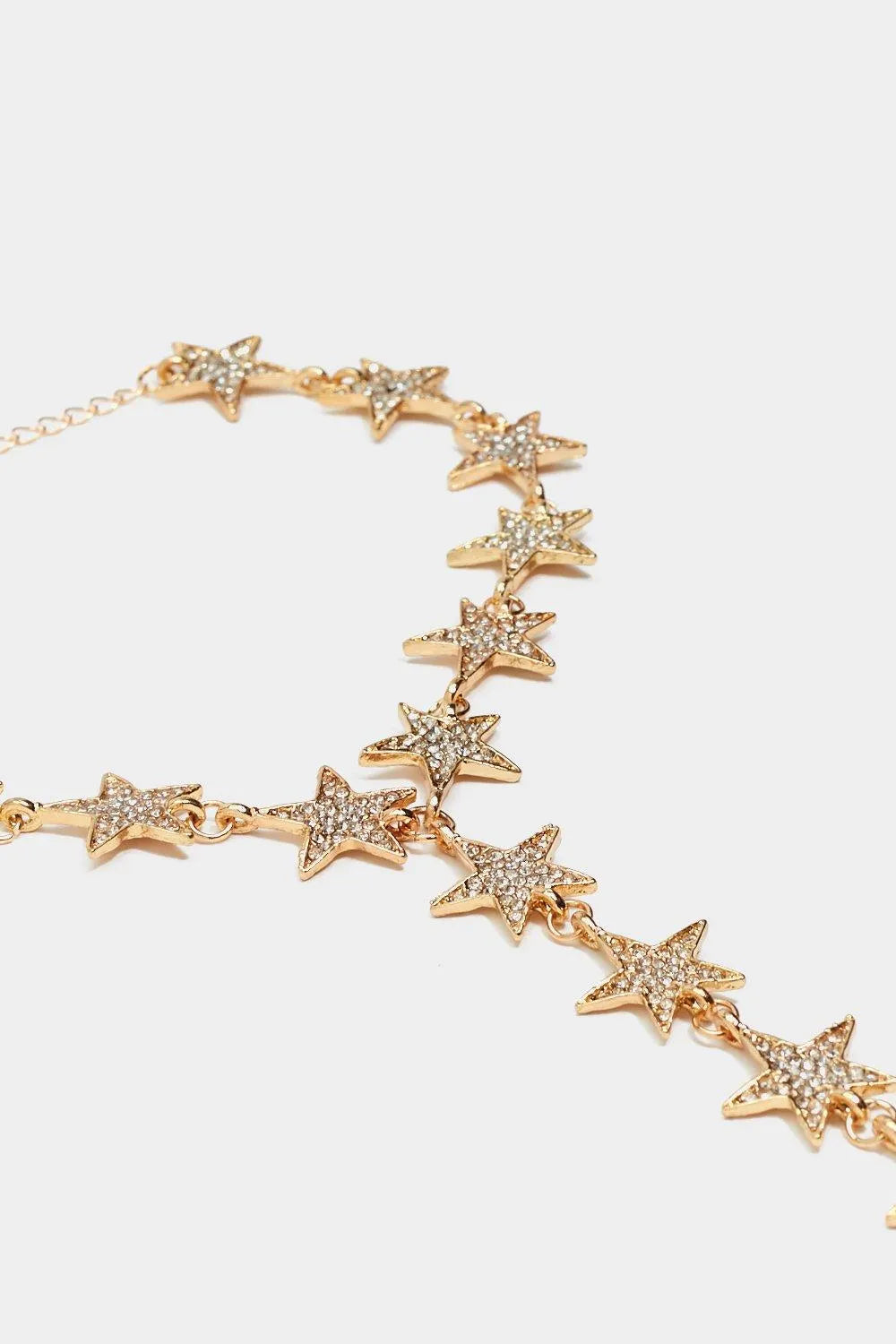 Melisa Stars Drop Choker Necklace