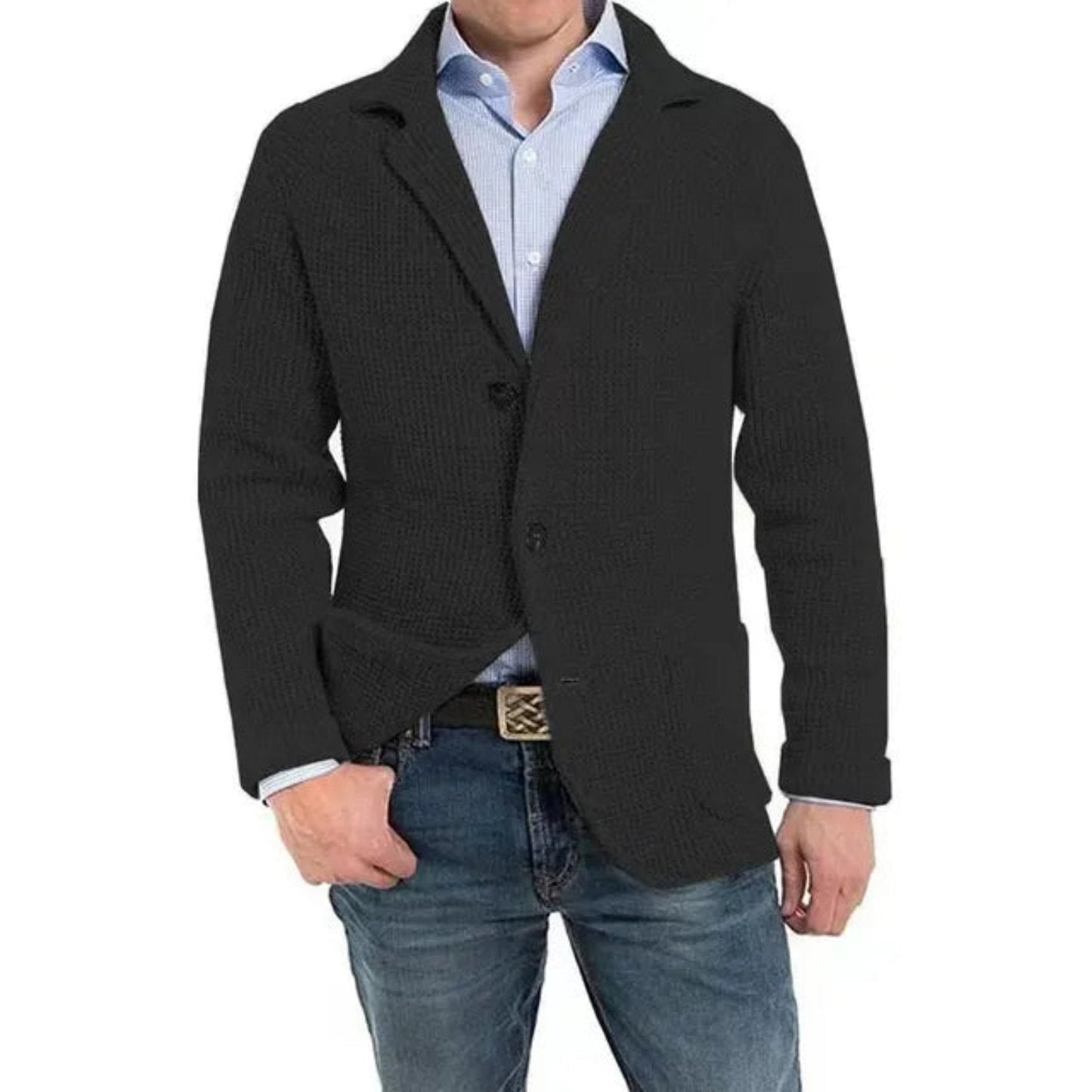 Godfrey - Abrigo de punto - Casual - Hecho para - Ideal para otoño/invierno