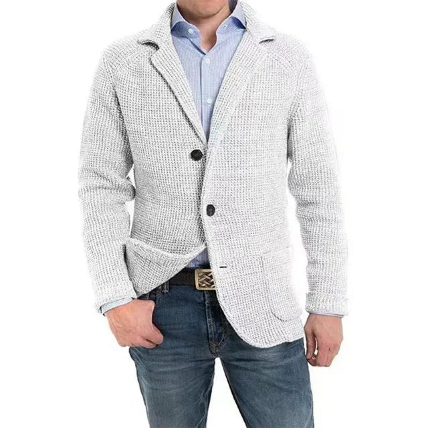Godfrey - Abrigo de punto - Casual - Hecho para - Ideal para otoño/invierno