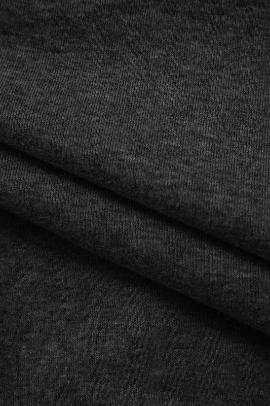 Mio Grey V-neck Sleeveless Maxi Dress and Hooded Crop Sweatshirt Set