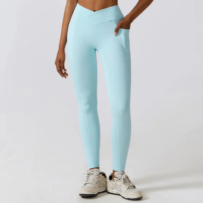 Waist Pocket Gym Fitness Women's Convenient Versatile Exercise Needs Sports Leggings