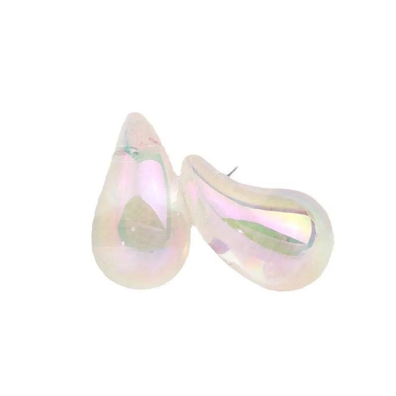 New Fashion Korean Large Vintage Irregular Teardrop Dangle Party Jewelry Earring