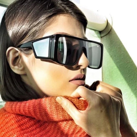 New Rectangle Vintage Driving Square Glasses UV400 Sunglasses
