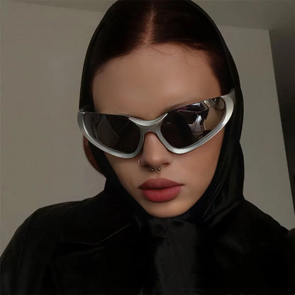Y2K Punk Triangle Cat Eye Sunglasses UV400 Sunglasses
