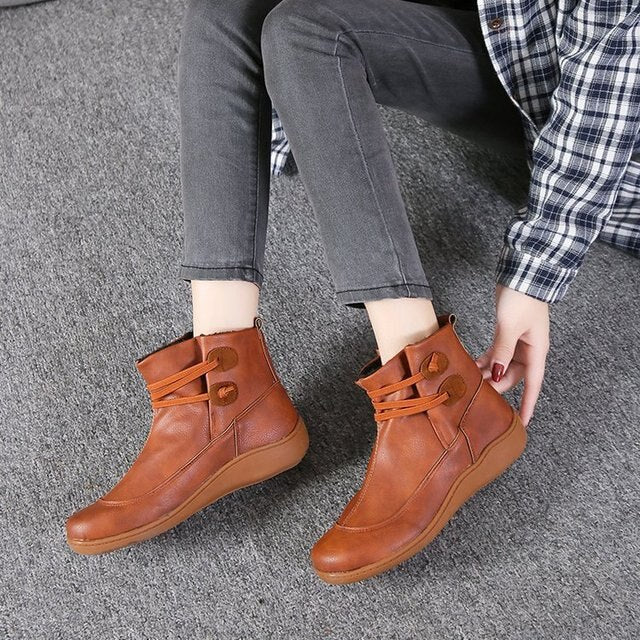 Flat Ankle Boots for Women | Eco-Friendly Materials