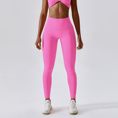 Feeling Stretch Gym Leggingss Push Up Yoga Pants High Waist Training Sports Leggings