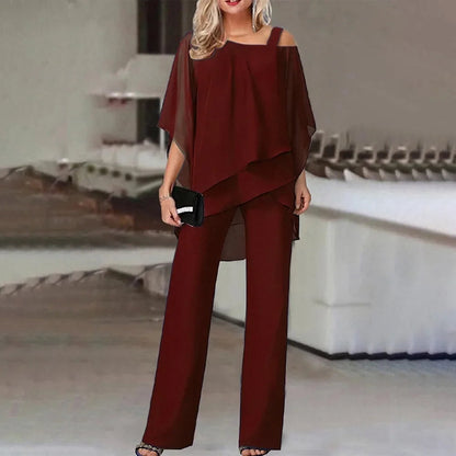 Kairi - Elegante conjunto de dos piezas de talla grande para mujer