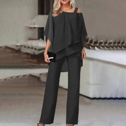Kairi - Elegante conjunto de dos piezas de talla grande para mujer