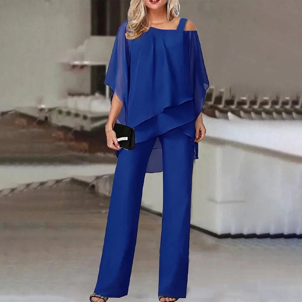 Kairi - Elegante conjunto de dos piezas de talla grande para mujer