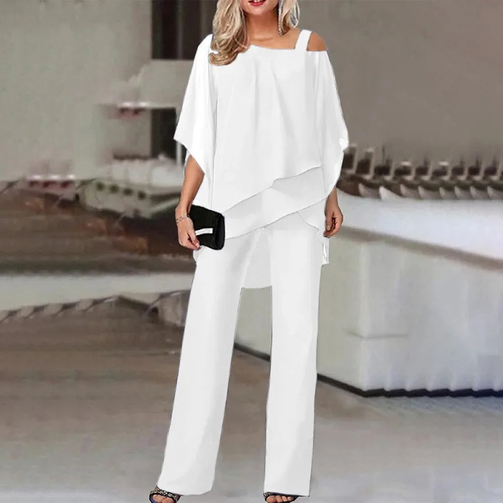 Kairi - Elegante conjunto de dos piezas de talla grande para mujer