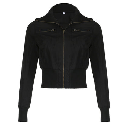 Carlynn Striped Bomber Jacket