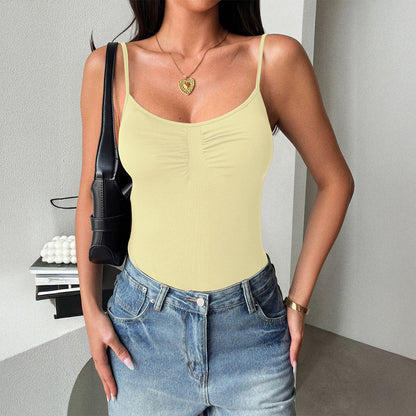 Daelyn Knitted Strappy Romper