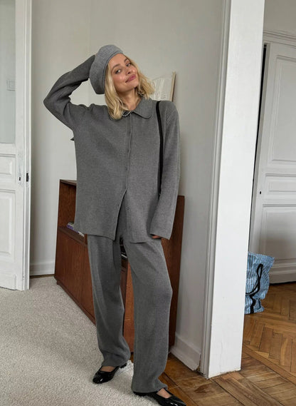 Elliana Lapel Lounge Set