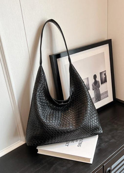 Woven Texture Hobo Shoulder Bag