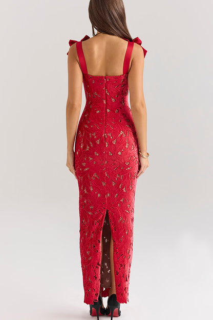 women's backless slim fit floral long dress