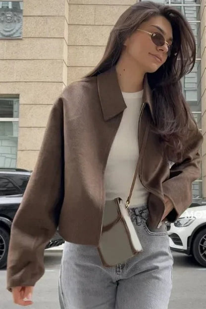 Chaqueta con cremallera