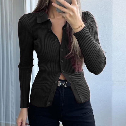 Jessalynn Knit Polo Top