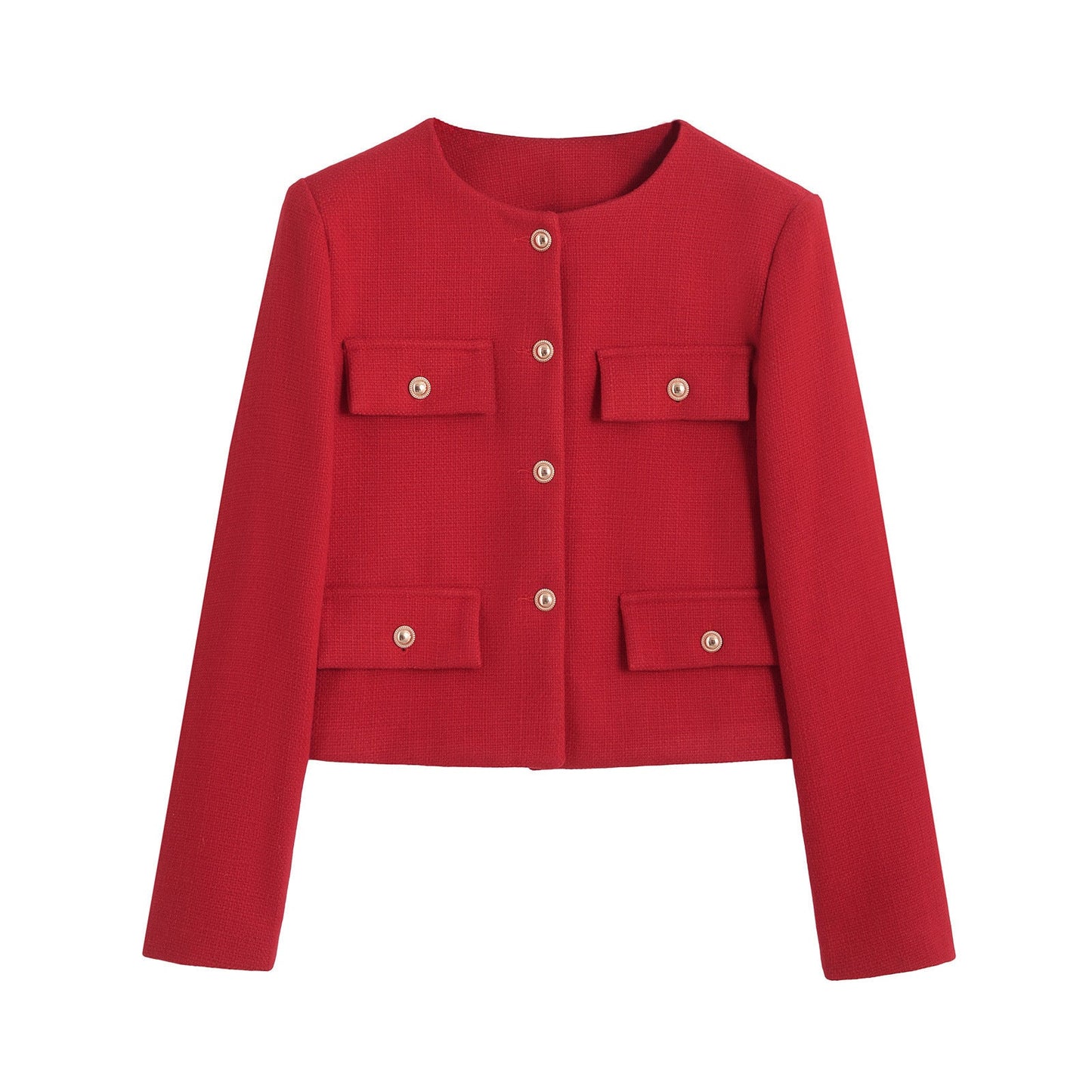 Sunday Bouclé Button Coat