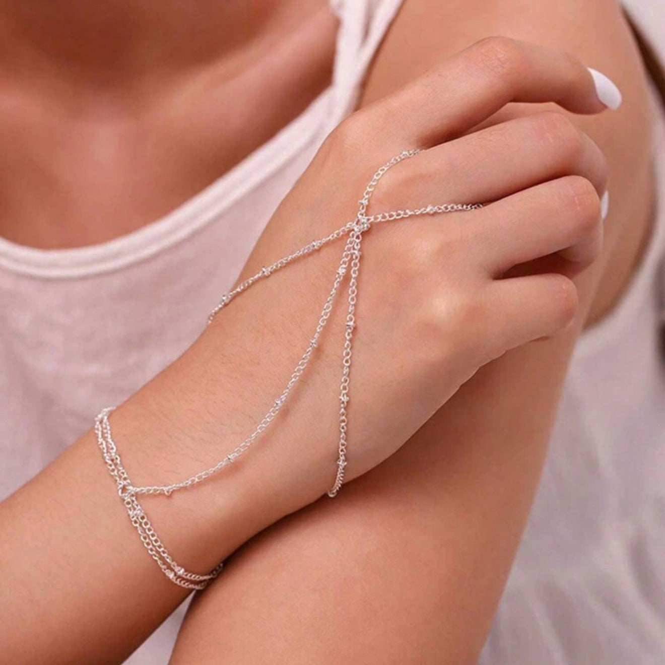 Minimalist Bohemian Adjustable Finger Bracelet
