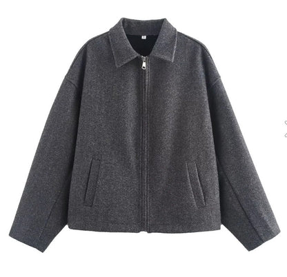Chaqueta con cremallera