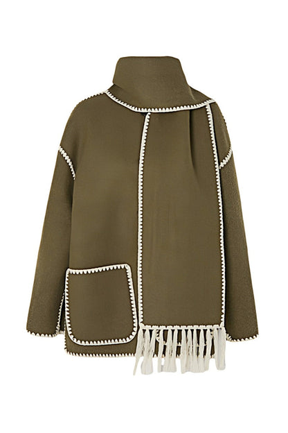 Chaqueta con bufanda Nalainda