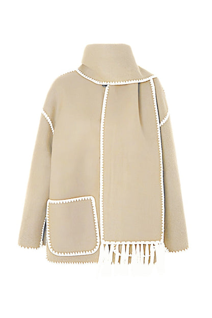 Chaqueta con bufanda Nalainda