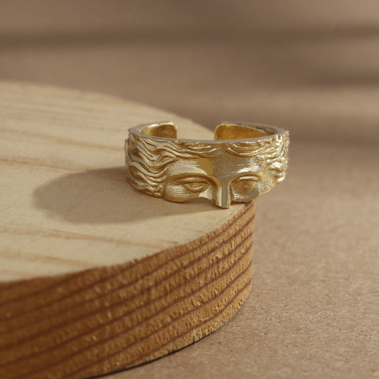 Venus Half Face Mask Unisex Open Knuckle Ring
