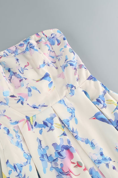 Stanl Floral Tie Midi Dress