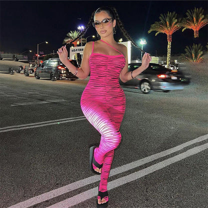 Women Clothing Summer Sexy Sling High Waist Slim Fit Bodysuit