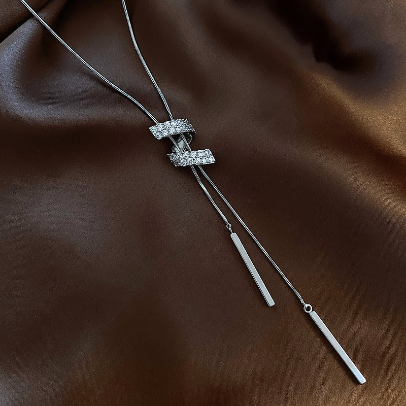 Adjustable Spiral Drop Layered Necklace
