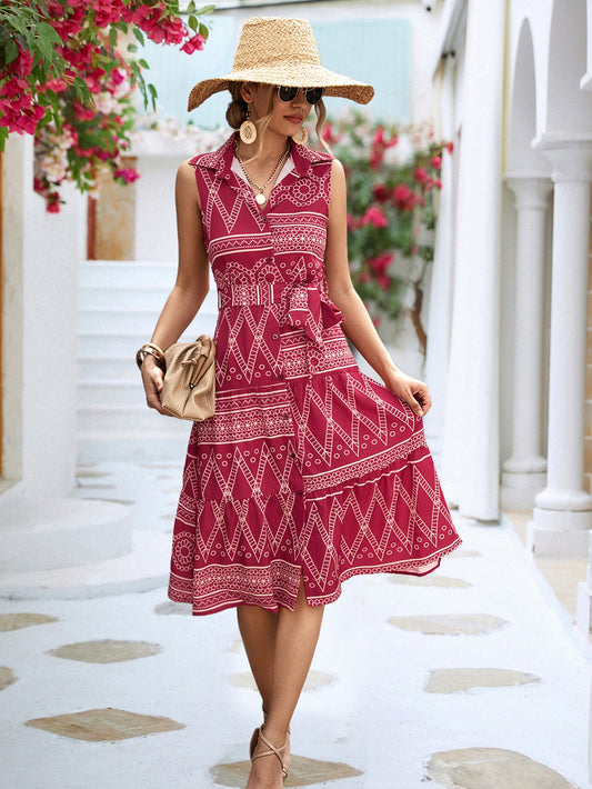 Women Clothing Popular Shirt Collar Sleeveless