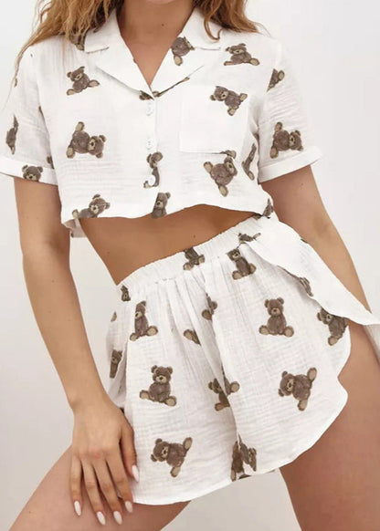 Teddy - Two-Piece Cropped Lounge Set