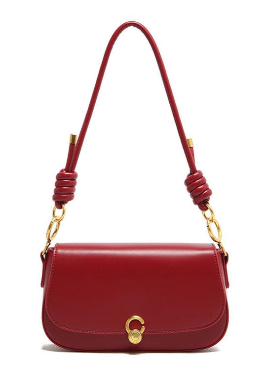 Classic Knot Handle Shoulder Bag