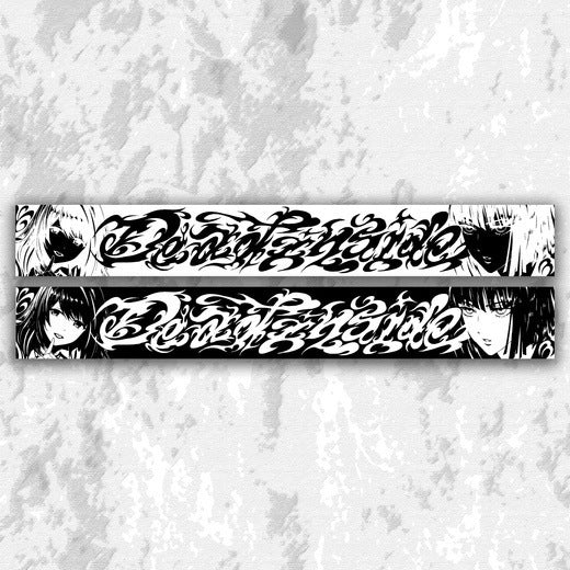 Dark Anime Reversible Jacquard Versatile Warm Scarf