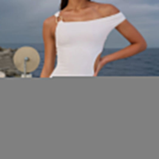 Women Clothing Socialite Pure White Dress Spring Summer Strapless Sexy Tight Dress