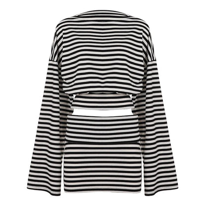 Kayden Striped Skirt Set