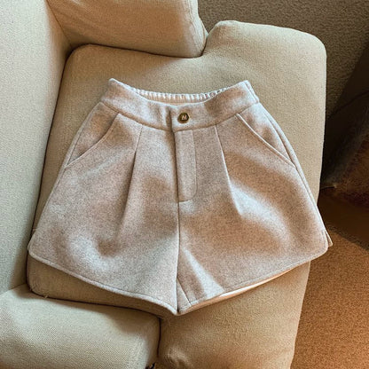 Katharine Tailored High-Waist Shorts