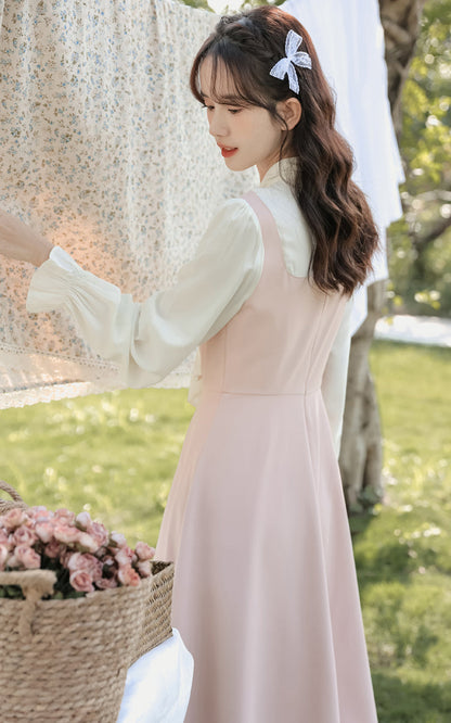 Missy Tie Neck Midi Dress