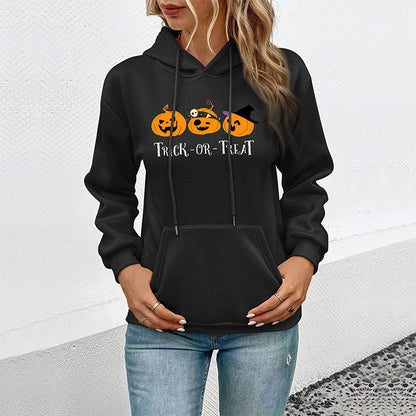 Autumn Women Clothing Halloween Printed Sweatshirt