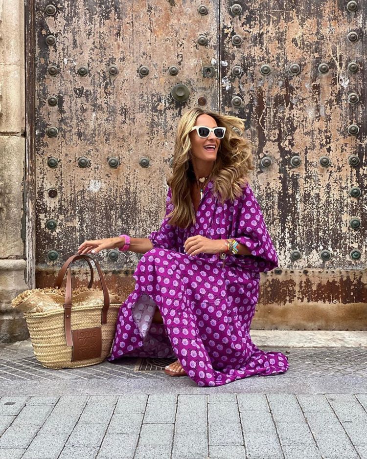 Women's fashionable street picnic bubble sleeve layered elegant party MIDI dress