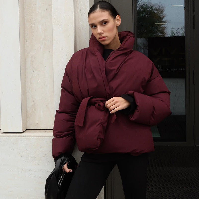 Paisleigh Belted Puffer Jacket