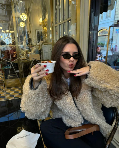 Joslyn Retro Teddy Wool Jacket
