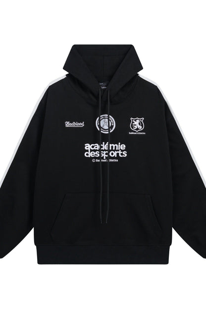 American retro embroidery pure cotton Hoodie