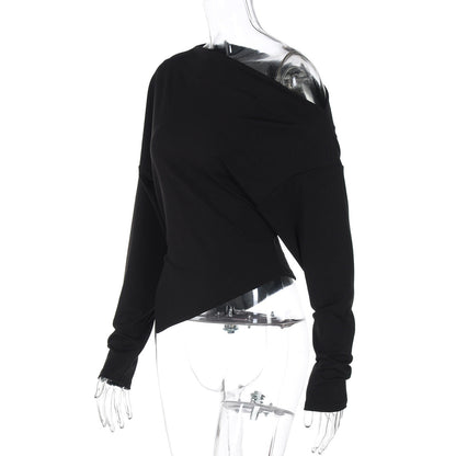 Valkyrie Asymmetric Slit Top