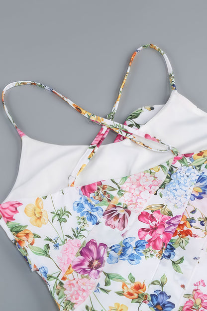 Janelle Floral Halter Maxi Dress